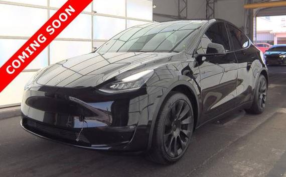 TESLA MODEL Y 2021 5YJYGDED1MF124318 image